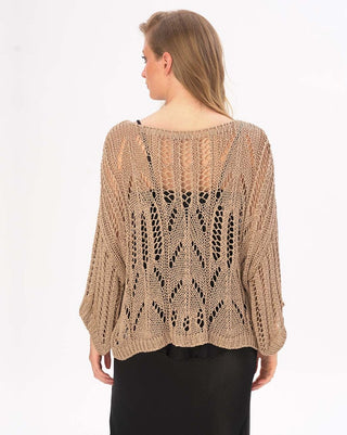 Handmade Fishnet Long Sleeve Shirt - Baci Fashion