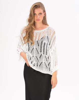 Handmade Fishnet Long Sleeve Shirt - Baci Fashion