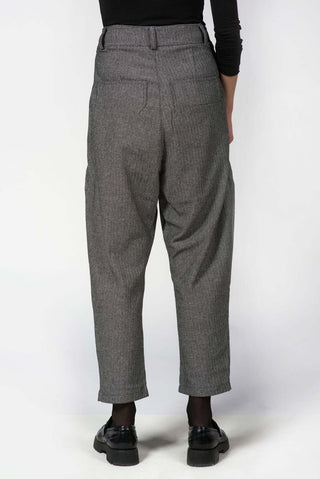 Herringbone Low - Crotch Pants - Baci Fashion