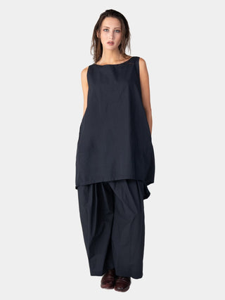 Hi Lo Drawstring Hem Cotton Tank - Baci Fashion