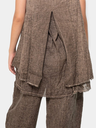 High Low Tank with Split Back - Baci Fashion