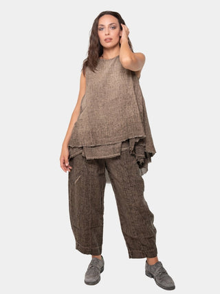 High Low Tank with Split Back - Baci Fashion