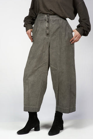 High Waist Pants with Front Buttons - Baci Fashion