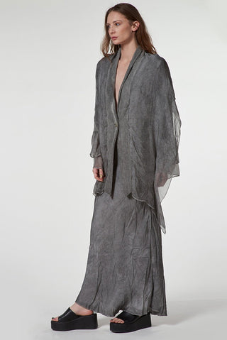 Jacket with Silk Shawl Collar - Baci Fashion
