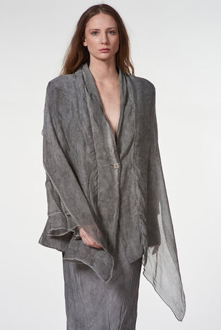 Jacket with Silk Shawl Collar - Baci Fashion