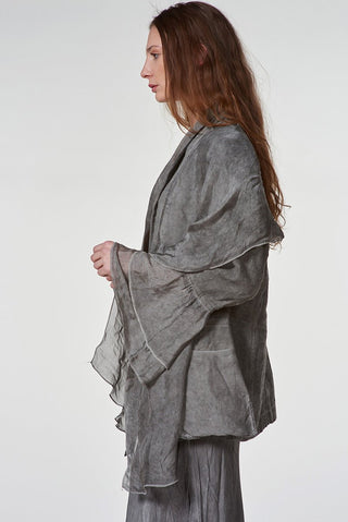 Jacket with Silk Shawl Collar - Baci Fashion