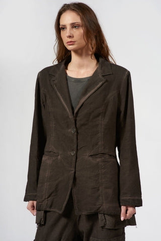 Jacket with Slit Details at the Back - Baci Fashion
