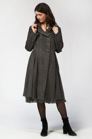 Jacquard Long Jacket - Baci Fashion