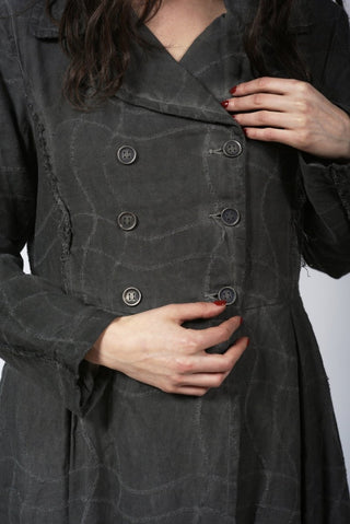 Jacquard Long Jacket - Baci Fashion