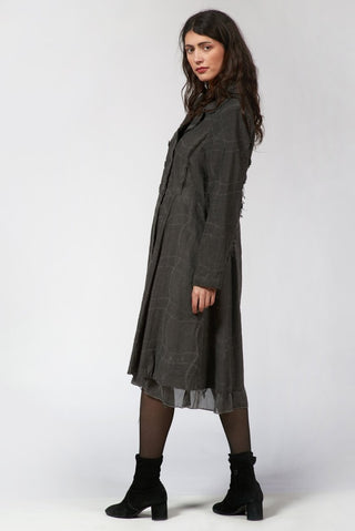 Jacquard Long Jacket - Baci Fashion