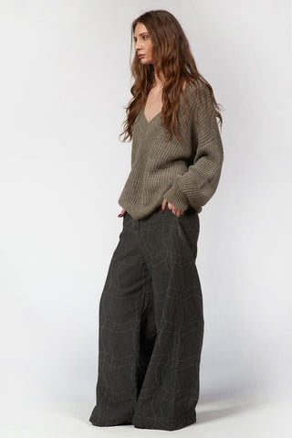 Jacquard Palazzo Pants - Baci Fashion