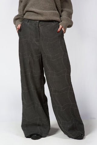 Jacquard Palazzo Pants - Baci Fashion