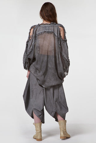 Kimono Blouse with Ruffles - Baci Fashion