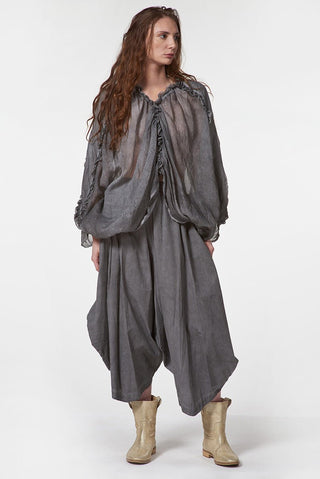 Kimono Blouse with Ruffles - Baci Fashion