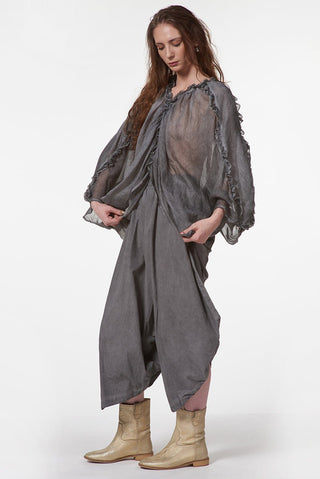 Kimono Blouse with Ruffles - Baci Fashion