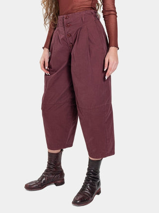 Lace-Up High Waist Trousers - Baci Fashion