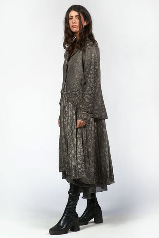 Laminated Blazer Dress - Baci Fashion