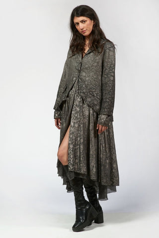 Laminated Blazer Dress - Baci Fashion