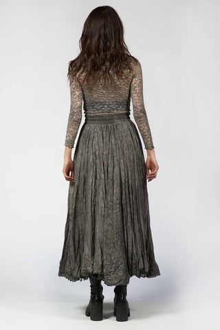 Laminated Circle Skirt - Baci Fashion