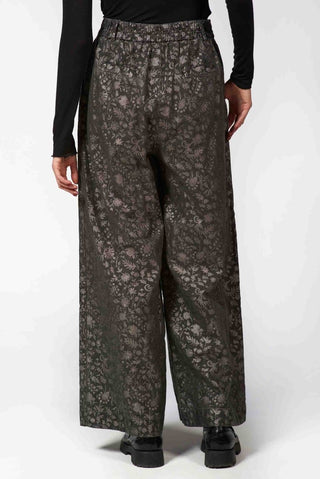Laminated Palazzo Pants - Baci Fashion