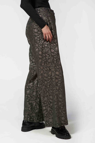 Laminated Palazzo Pants - Baci Fashion