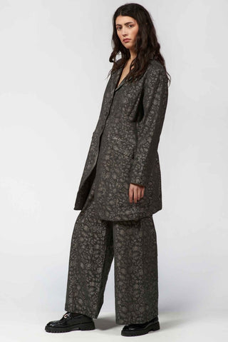 Laminated Palazzo Pants - Baci Fashion