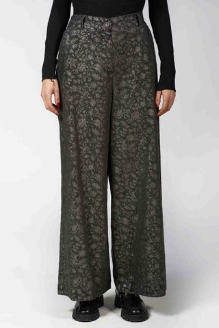 Laminated Palazzo Pants - Baci Fashion