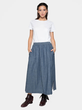 Layered Hem Midi Skirt - Baci Fashion