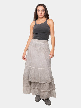 Layered Ruffle Midi Skirt - Baci Fashion
