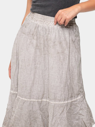 Layered Ruffle Midi Skirt - Baci Fashion