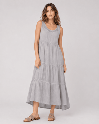 Linen Babydoll Tank Dress - Baci Fashion