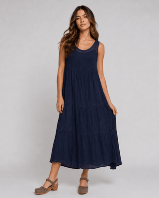 Linen Babydoll Tank Dress - Baci Fashion