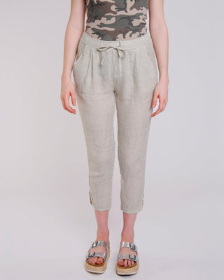 Linen Drawstring Pants - Baci Fashion