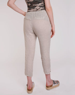 Linen Drawstring Pants - Baci Fashion