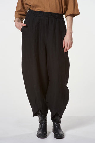 Linen Pants with Front Slit - Baci Fashion