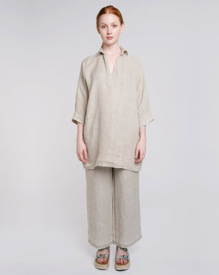 Linen Popover Tunic - Baci Fashion