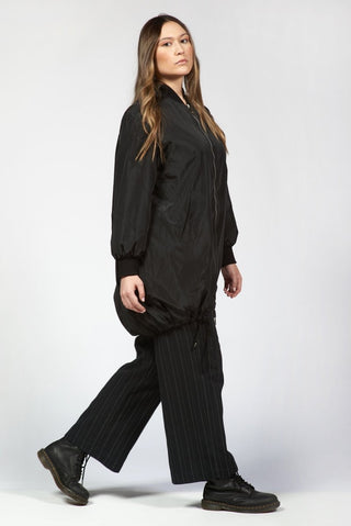 Long Bomber Jacket - Baci Fashion