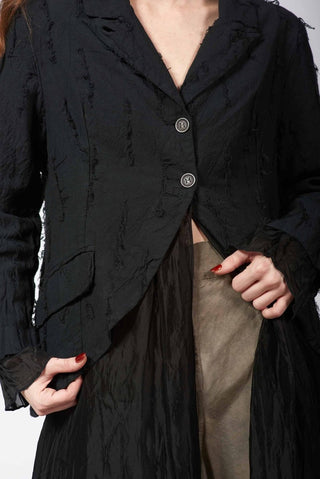 Long - Pile Needled Blazer Dress - Baci Fashion