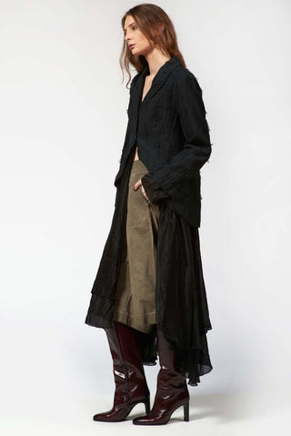 Long - Pile Needled Blazer Dress - Baci Fashion