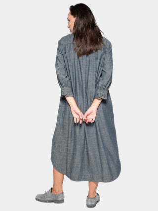 Long Sleeve Button Up Shirt Dress - Baci Fashion