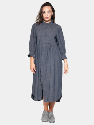 Long Sleeve Button Up Shirt Dress - Baci Fashion