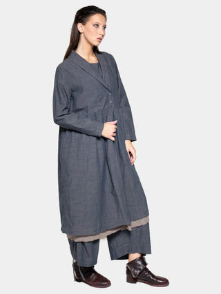 Long Sleeve Open Shirt Dress - Baci Fashion