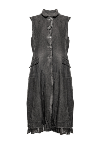 Long Vest with Silky Layer - Baci Fashion