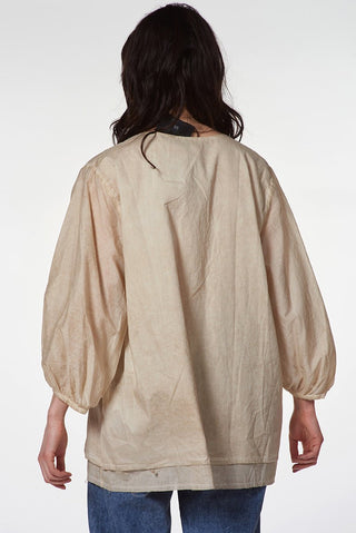 Loose - Fit Shirt with Front Tie - Baci Fashion