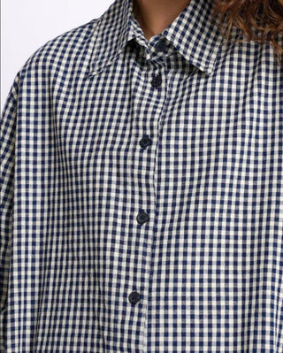 Micro Checker Button-Up Shirt - Baci Fashion