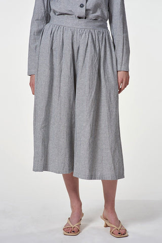 Micro - Striped Capri Pants - Baci Fashion