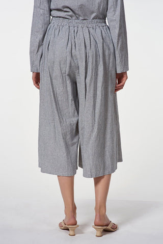 Micro - Striped Capri Pants - Baci Fashion