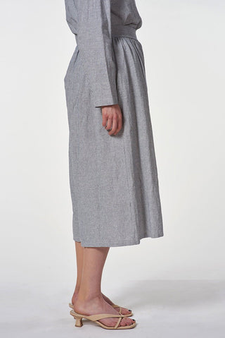 Micro - Striped Capri Pants - Baci Fashion