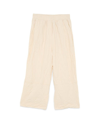 Needle Punched Elastic Waist Pants - Baci Fashion