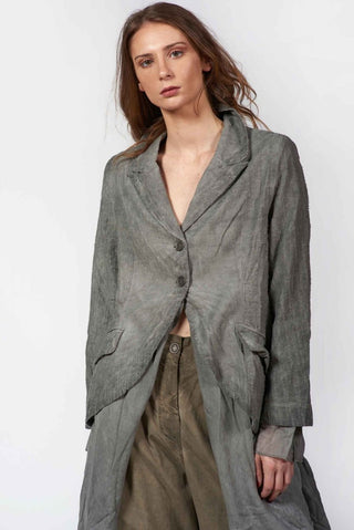 Needled Striped Blazer Dress - Baci Fashion